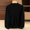 Men's Half Turtleneck Thickened Cashmere Sweater Qinghe Cashmere 30% Cashmere 70% Wool Men's Autumn and Winter Cashmere Soft and Warm