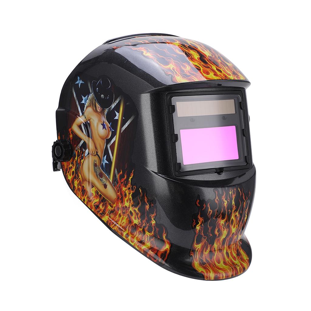 Welding Helmet Automatic Darkening Flexible Adjustable Streamlined Design Head Mounted Welding