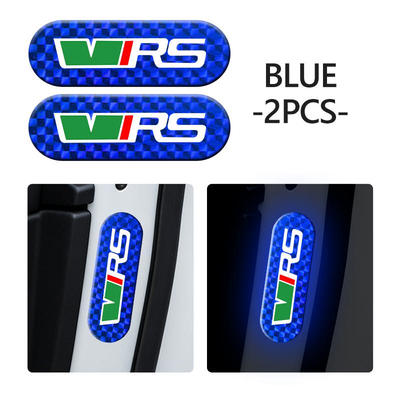 AAFO1 Car Reflective Sticker Drop Glue Safety Warn Reflector Tape For Skoda S Kodiaq Octavia 2 3 Yeti Karoq Rapid Fabia VII VRS
