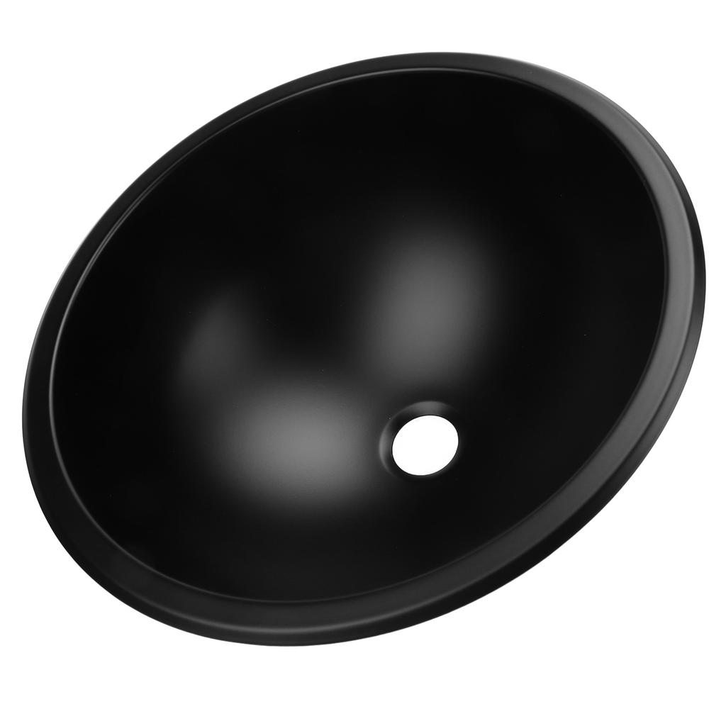 Круглая раковина из нержавеющей стали 12 дюймов, круглая овальная чаша с выпускным отверстием для слива 40 мм для лодки, каравана, дома на колесах