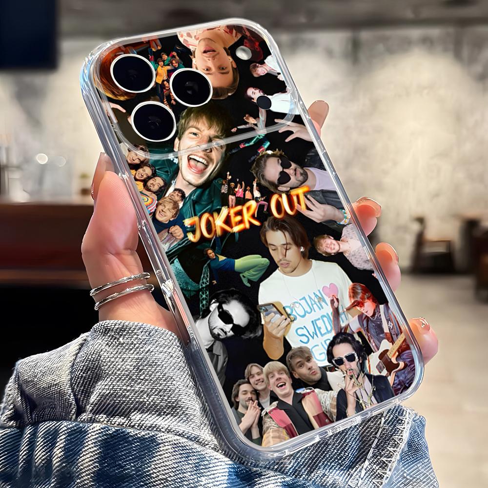 Чехол для телефона J-Joker O-Out с ремешком для iPhone 17 16 Pro Max 15 14 13 11 12 Mini Xs X Xr 7 8 Plus Se Прозрачная крышка