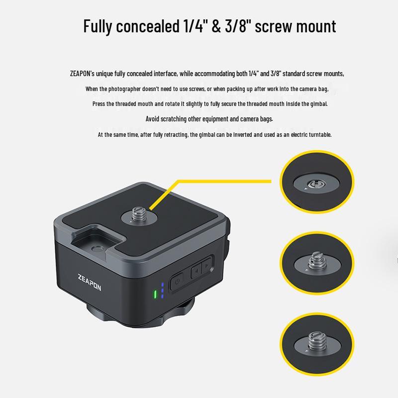 ZEAPON Micro2Plus Профессиональный слайдер для фотосъемки, Одно/Двухосевой, Фиксированная точка.