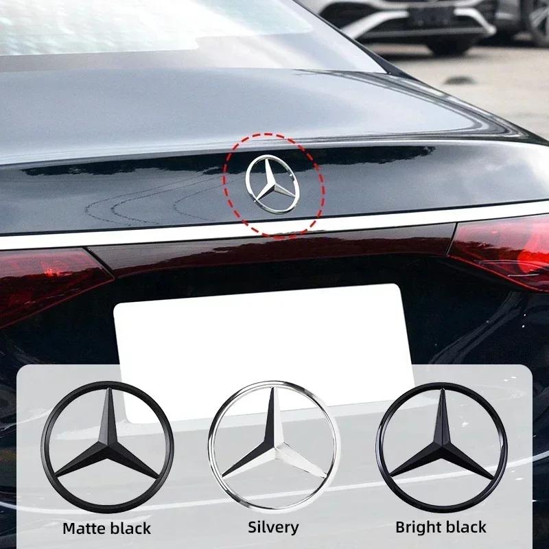 AABGU1 9cm Car Rear Decal Trunk Emblem Sticker For Mercedes Benz S320 W164 W203 W204 W168 C180 E320 A200 CLA CLK CLS M