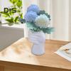 Форма руки Пластиковая ваза для цветов Современный Крытый Открытый Настоящий сушеный цветок Настоящий держатель Цветочная композиция Контейнер Гостиные Украшение спальни