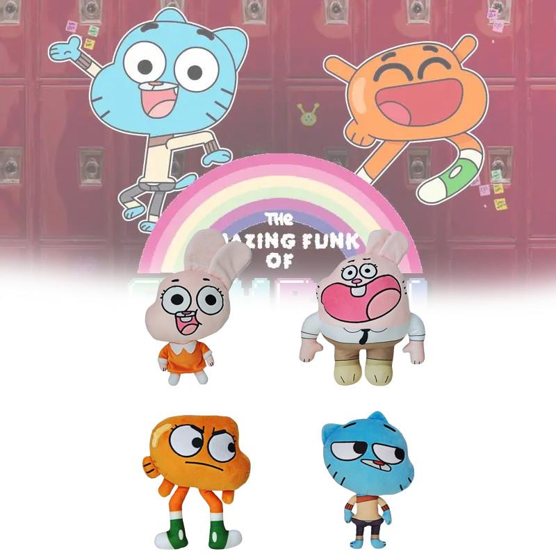 The Amazing World Of Gumball Cartoon Character Plush Doll With Short Pile Fabric For Gift And Display