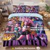 3pcs Kpop Devil Girl Group Print Coreless Bedding Set Multi Size Bedrooms Dormitory Duvet Cover Soft  Machine Washable
