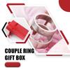 Ювелирные изделия в коробке Подвески Бумага Твердые Хранение Ожерелья Подарочная Упаковка Упаковка Кольца Пыленепроницаемые Украшения Влюбленные