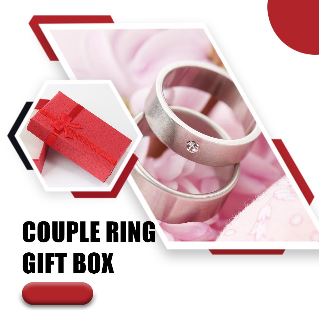 Ювелирные изделия в коробке Подвески Бумага Твердые Хранение Ожерелья Подарочная Упаковка Упаковка Кольца Пыленепроницаемые Украшения Влюбленные