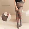 Gray Thick Bottoming Stockings: Autumn/Winter Anti-Hook Pantyhose for Plus-Size Women