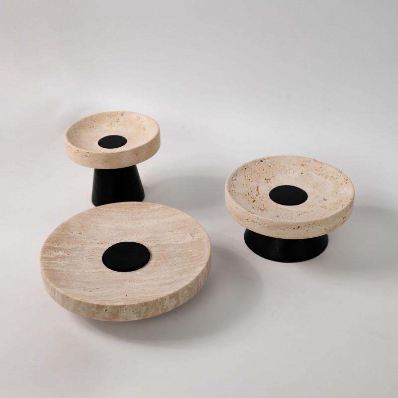 Modern Minimalist Marble Stone Fruit Bowl Decorative Tray Living Room Coffee Table Home Dcor