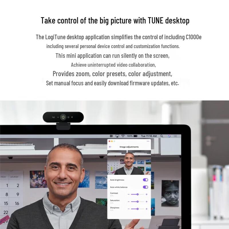 Logitech 4K Brio C1000E Webcam