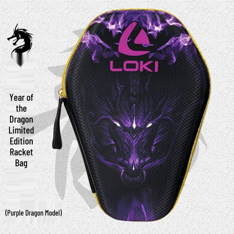 LOKI Thor Table Tennis Racket Case: Portable, Durable, Hard Shell, Large Capacity Bag