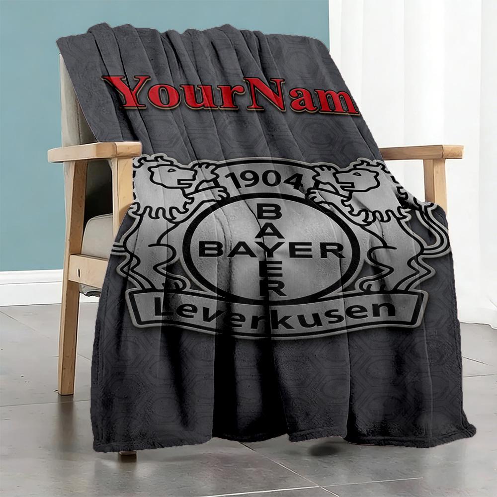Rb Leipzig Customize Your Name Blanket Lightweight Customizable Blanket Ultrasoft Throw For Sofa Bed Office Chair Chair Four Seasons Multipurpose