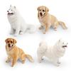 Pet Dog Replica Pvc Model For Childrens Learning Toy And Desktop Animal Display