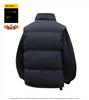 Мужской утепленный хлопковый жилет - Осенне-зимний, с воротником-стойкой, свободная рабочая безрукавка