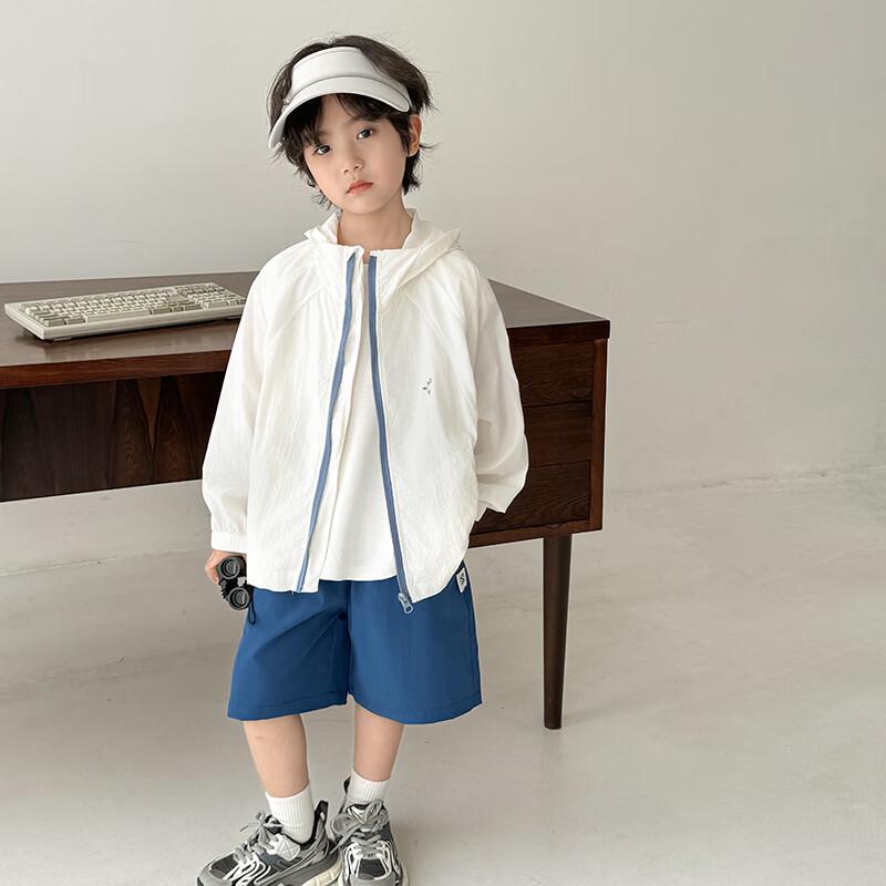 Boys' Lightweight Sun Protection Hooded Jacket