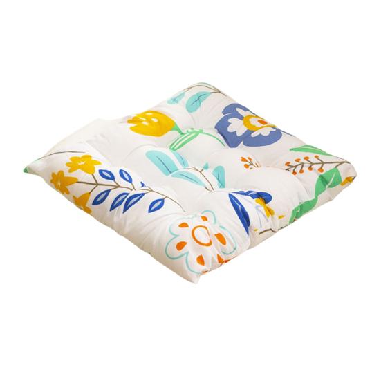 Подушка сиденья с высоким отскоком, удобная подушка для сиденья с цветочным принтом, обеденный стул для дома