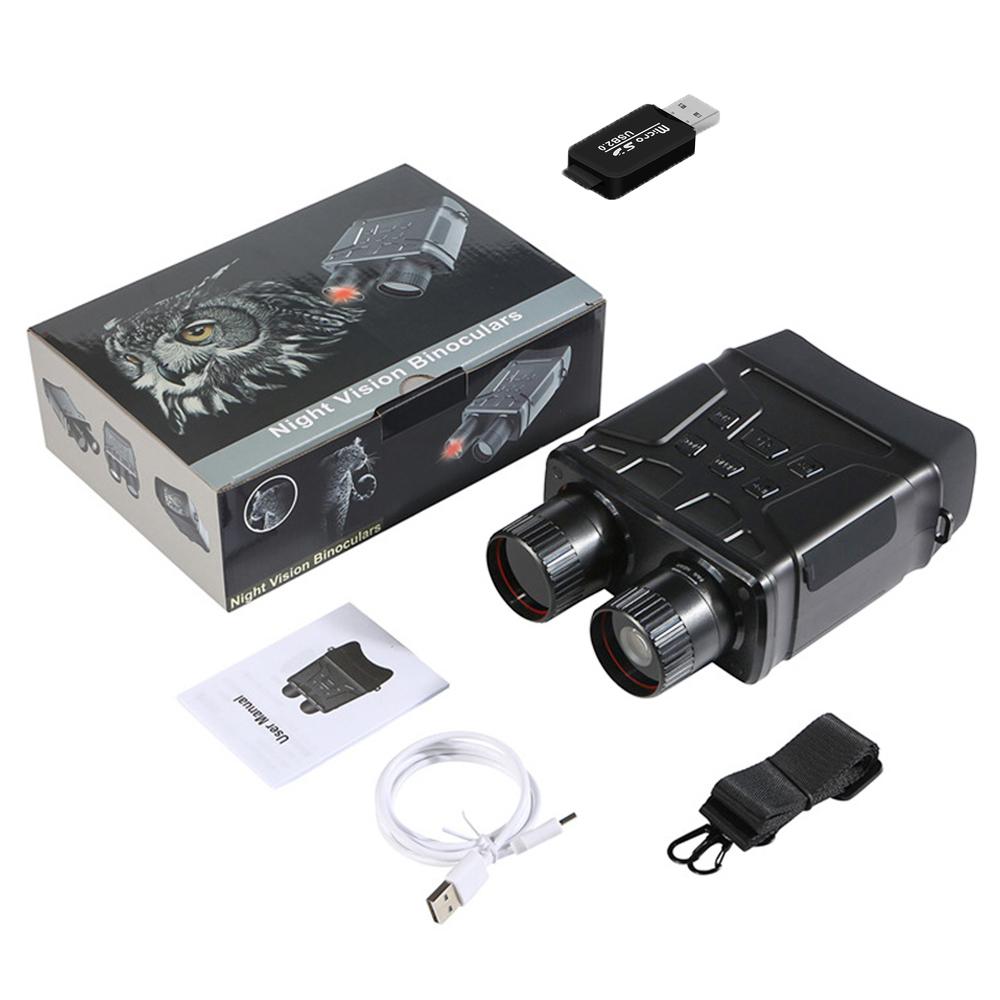 R6 1080p профессиональный перезаряжаемый инфракрасный бинокль телескоп 5x цифровой зум 300 м прибор ночного видения для охоты, кемпинга