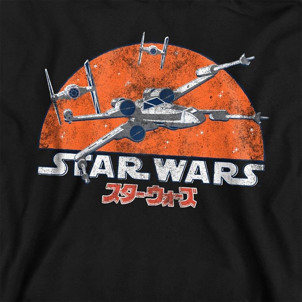 Star Wars Childrens/Kids Xwing And Tie Fighter Flight Hoodie