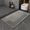 Diatomaceous Earth Non-Slip Quick-Dry Bathroom Mat: Absorbent & Dirt-Resistant