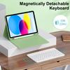 Green Magnetic Bluetooth Keyboard Case for iPad 10th Gen 10.9 Inch 2020 iPad 11 A16 Protective Cover