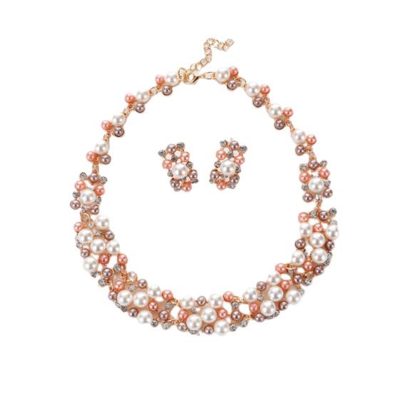 Сказочный комплект ожерелья и серег, милая цепочка на шею, высококачественный комплект