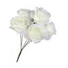 Silk Artificial Rose Flower 5 Heads Wedding Floral  for Wedding and Festival Decoration