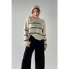 Women's Square Patterned Oversize Sweater