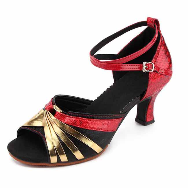 Женская блестящая обувь для профессиональных танцев