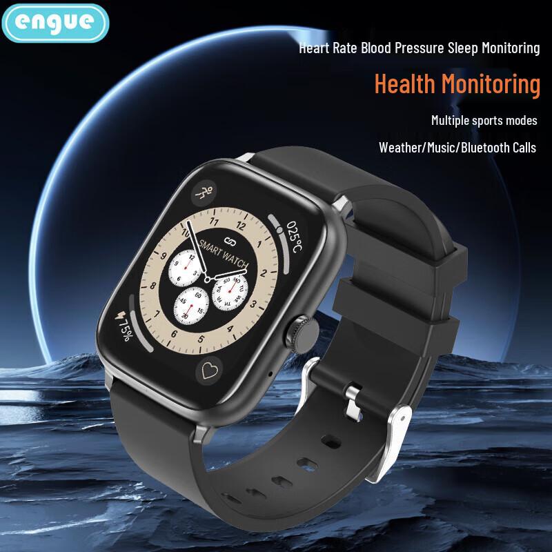 ENGUE Smartwatch with Bluetooth Calling and Health Tracking (CN version)
