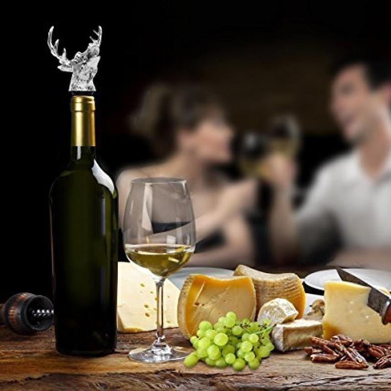 Нержавеющая сталь, олень, олень, голова, разливатель вина, уникальные пробки для бутылок вина, аэраторы для вина, инструменты для бара