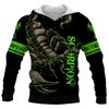 Unisex Scorpion 3D Printed Hoodie Warm Kangaroo Pocket - Perfect Mens Casual Wear for Autumn Winter