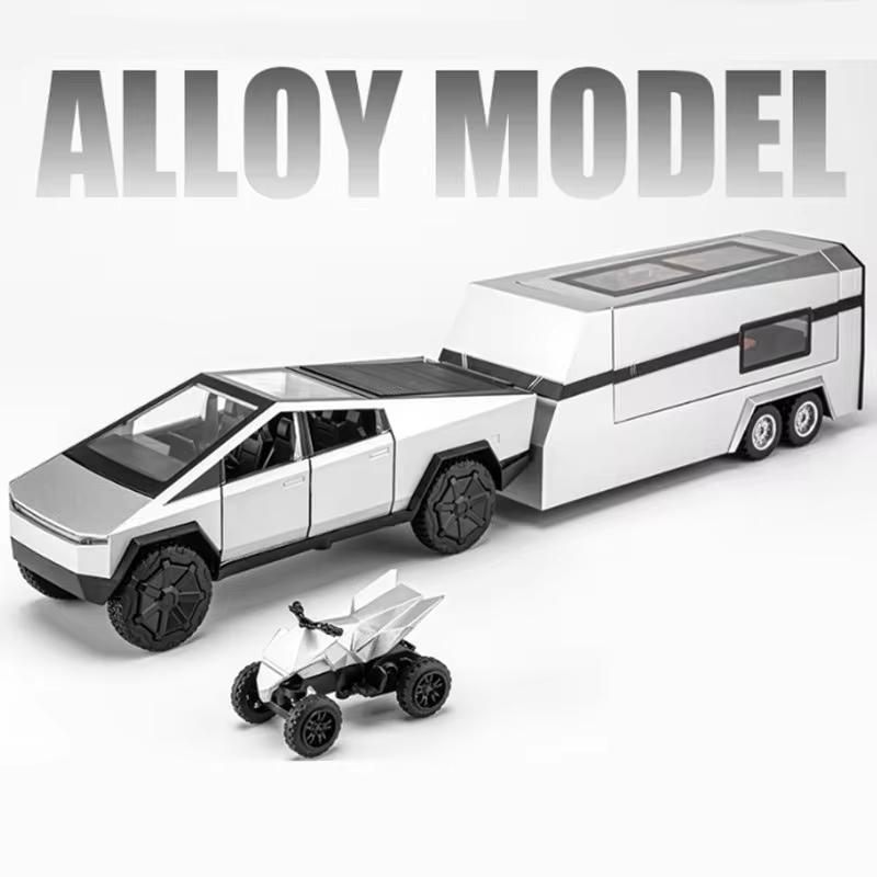 LYZRC Новая 1/32 Cyber Toy Truck Pickup Alloy Car Model Diecasts Offroad Vehicles Truck Car Model Sound Light Kids Toys Gift