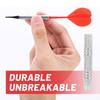 Safe Darts 12Pieces 14g Darts Set Soft Plastic Tip Plastic Barrels Iron Nickel Plated Shaft Plastic Flight with 100 Tips