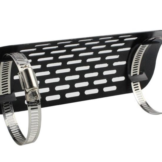 Теплоизоляционная труба глушителя, теплозащитный экран, прочный, простой в установке, универсальный железный выхлоп для мотоцикла, идеальное украшение