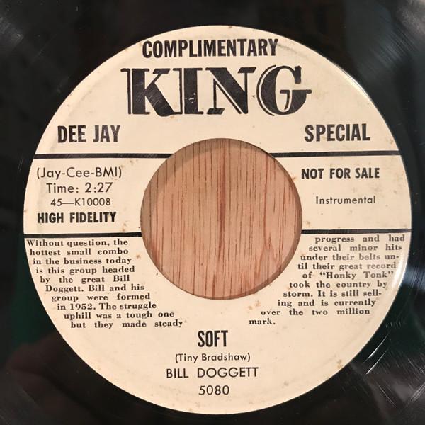 7-дюймовая пластинка BILL DOGGETT - Soft / Hot Ginger 5080 King Records 1957 США Соул/Фанк Б/У