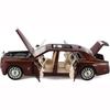 Игрушечный автомобиль Rolls-Royce Phantom 1/24, литая металлическая модель автомобиля для детей 3, 4, 5, 6, 7 лет, со звуковой подсветкой, классический дизайн двери автомобиля, логотип автомобиля можно сложить