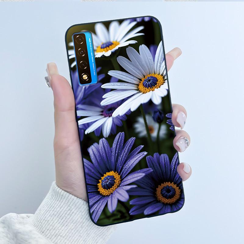 Чехол для TCL 20 20S 20 Pro 5G 20L Plus 20L+ Чехол Роскошный Дракон Милый Крутой Мальчики Девочки Черный Мягкий Силиконовый Чехол для Телефона Задняя Крышка