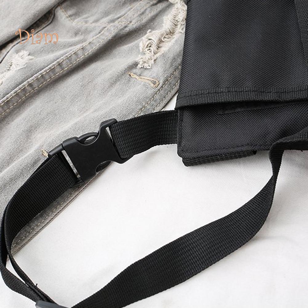 Daydreamer ОТКРЫТЫЙ СПОРТИВНЫЙ ПРЕДМЕТ Унисекс Регулируемый жилет Нагрудная подвесная сумка Двойная поясная сумка через плечо