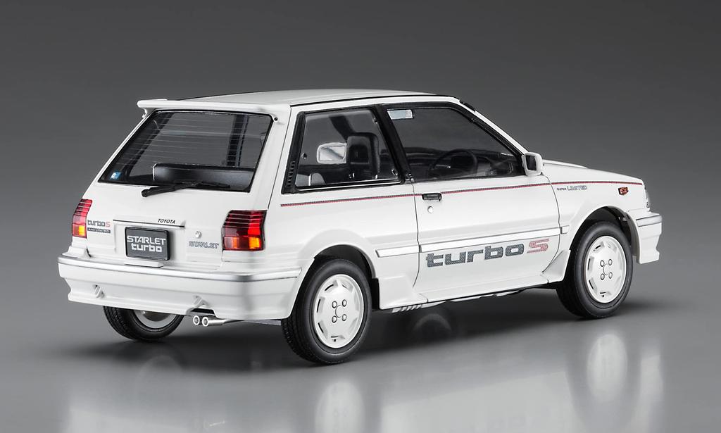 Hasegawa Toyota Starlet EP71 Turbo S Super Limited Пластиковая модель 20508 1/24 (3 двери) Среднесрочный
