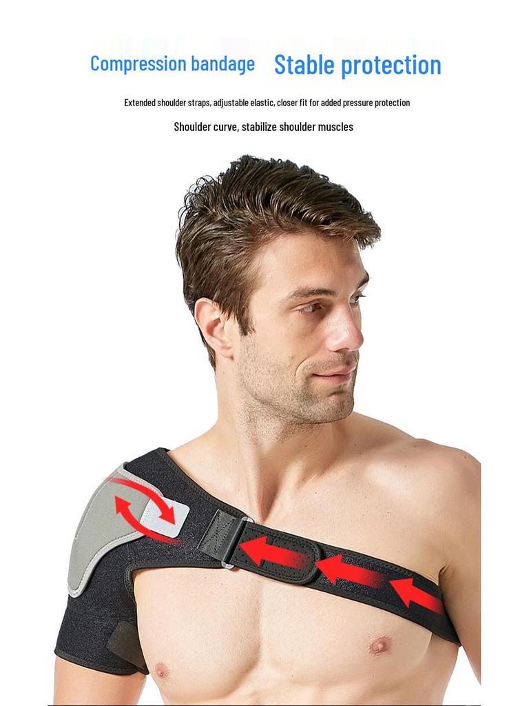 Sport Shoulder Support Wrap with Multi-Pressure Protection