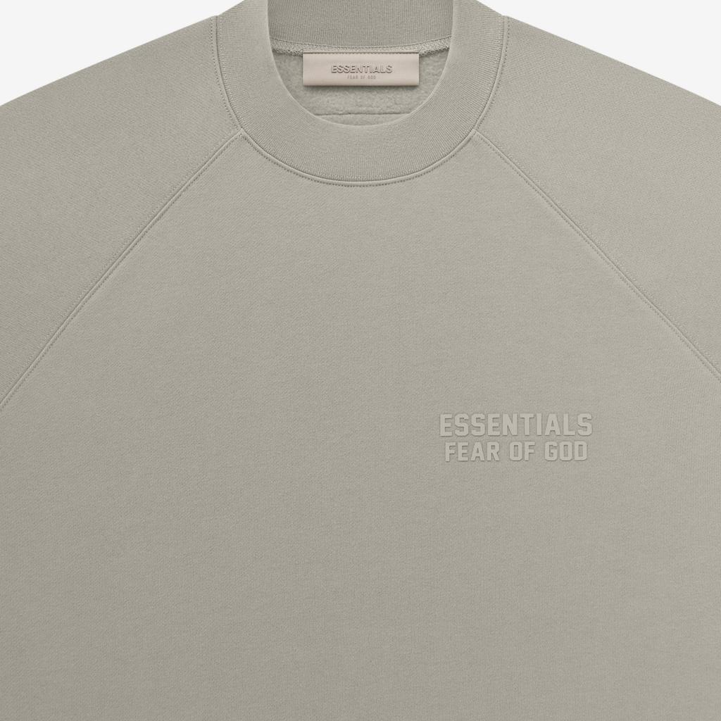 Fear of God Essentials Свитшот с круглым вырезом Seal Мужские Топы Серый 192BT222043F