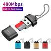 Mini High Speed USB 2.0 Card Reader TF Micro SD Memory Card Adapter For PC Computer Laptop Notebook Car Micro SD Card Reader