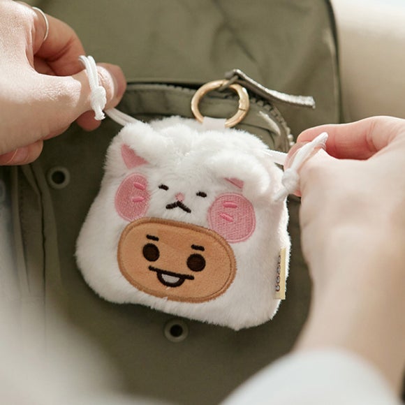 BT21 Кукла SHOOKY BABY FLUFFY, лежащая на полу/брелок для ключей/костюмный шкаф, набор из шляпы-ведра/мини-сумка с подвесками/сумка через плечо в виде куклы-лица (5 вариантов)