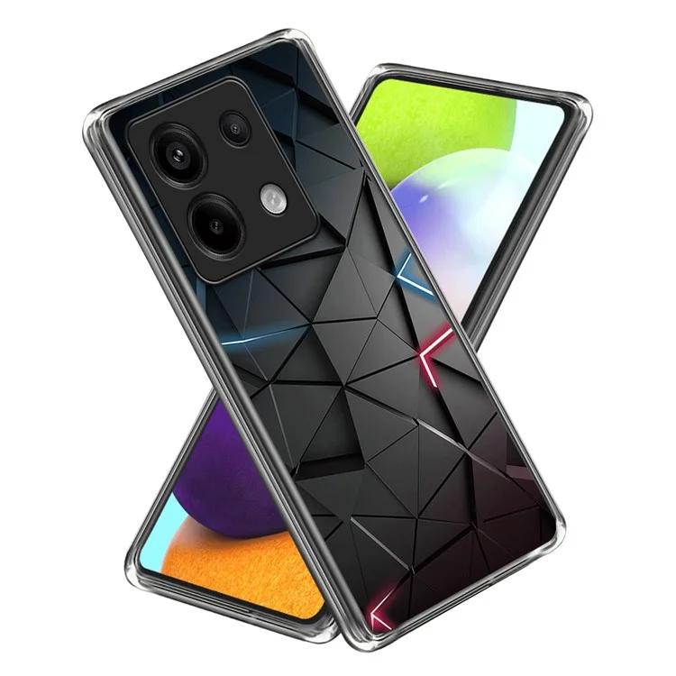 Для Xiaomi Redmi Note 13 Pro 5G / Poco X6 5G чехол Slim-Fit Pattern Printing TPU задняя крышка телефона