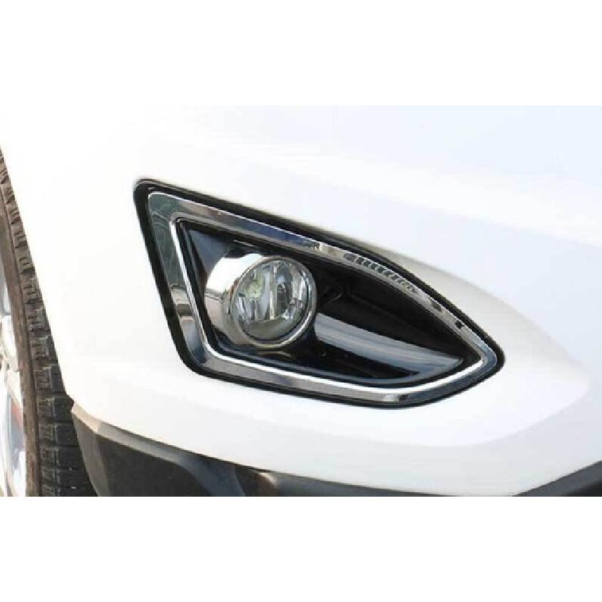 ABS Chrome Fit For Ford Edge 2015-2017 2018 Fog Lamp Decoeation Automobile Front
