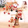 1PC Fabric Ornaments Reindeer Decorations Cloth Pendant Snowman Christmas Tree Elk Christmas Santa Claus Figurines