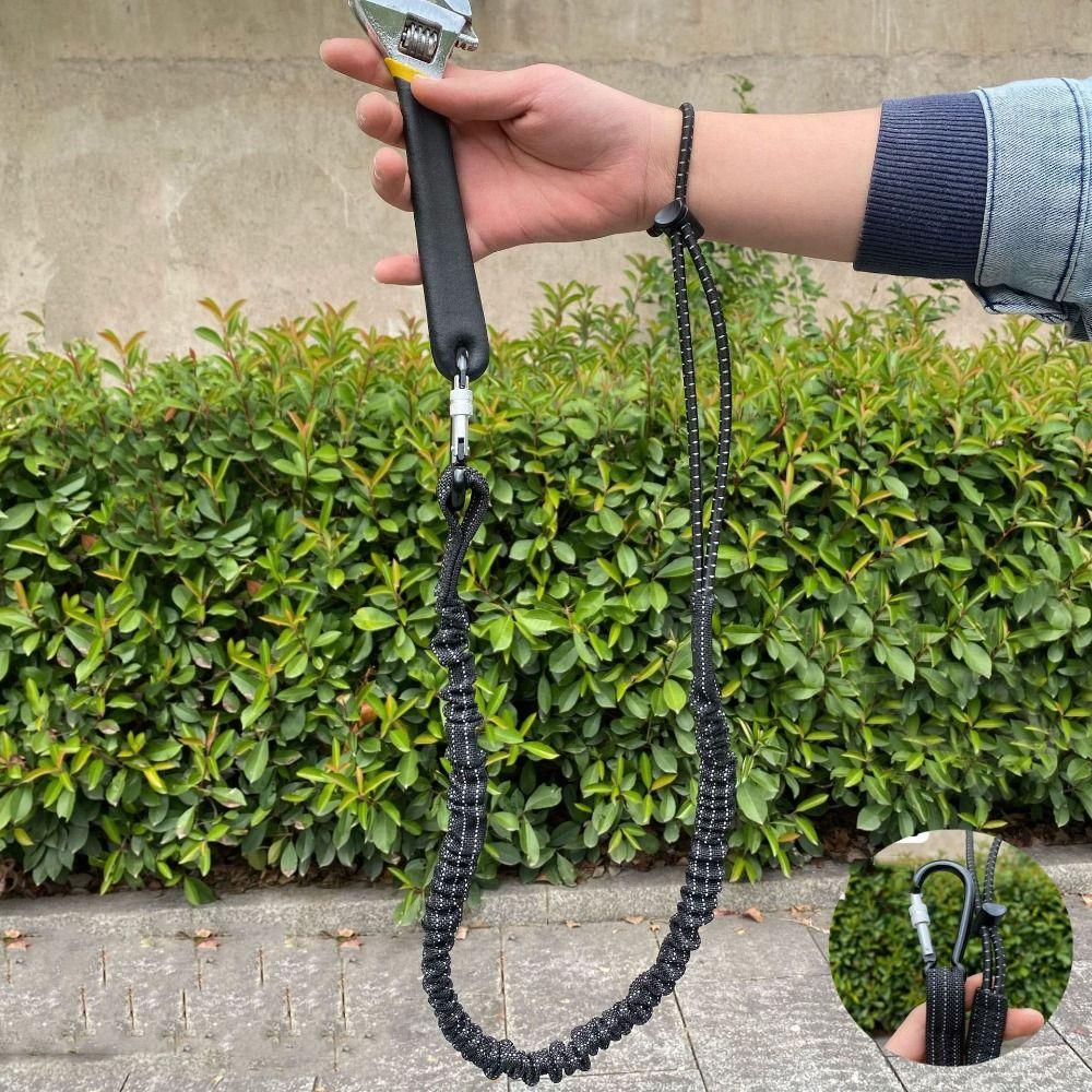 Extendable Tool Lanyard with Buckle Strap Anti-Falling Tool Tether Safety Rope Construction