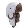 Yousheng Men Winter Lei Feng Hat Thickened Plush Ear Protection Fuzzy Faux Fur Windoroof Waterproof Adjustable Heat Retention Outdoor Skiing Skating