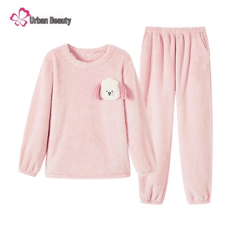 Женский теплый пижамный комплект из кораллового флиса Urban Beauty